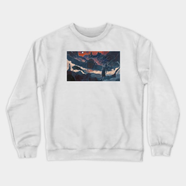 Xian Le's downfall Crewneck Sweatshirt by asturlavi